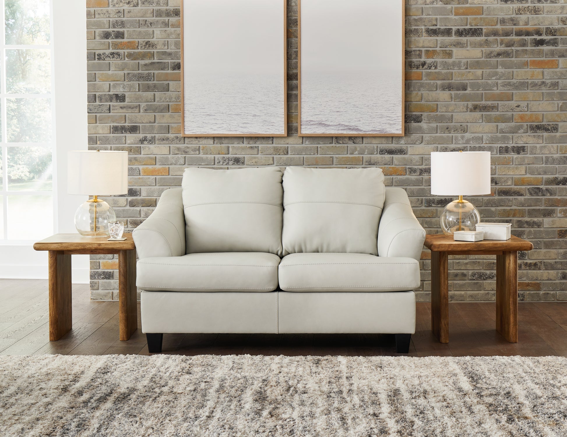 Auburndale Furniture Outlet - Ashley Furniture - Genoa Living Room - Loveseat / Coconut - 4770435