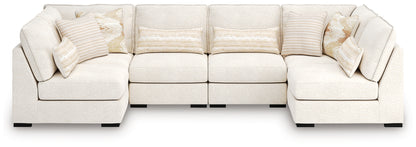 Auburndale Furniture Outlet - Ashley Furniture - Donelson Creek Sectional - 6-Piece Sectional / Vanilla - 48002S3