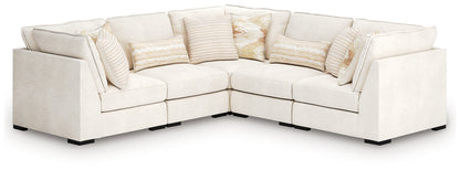 Auburndale Furniture Outlet - Ashley Furniture - Donelson Creek Sectional - 5-Piece Sectional / Vanilla - 48002S1