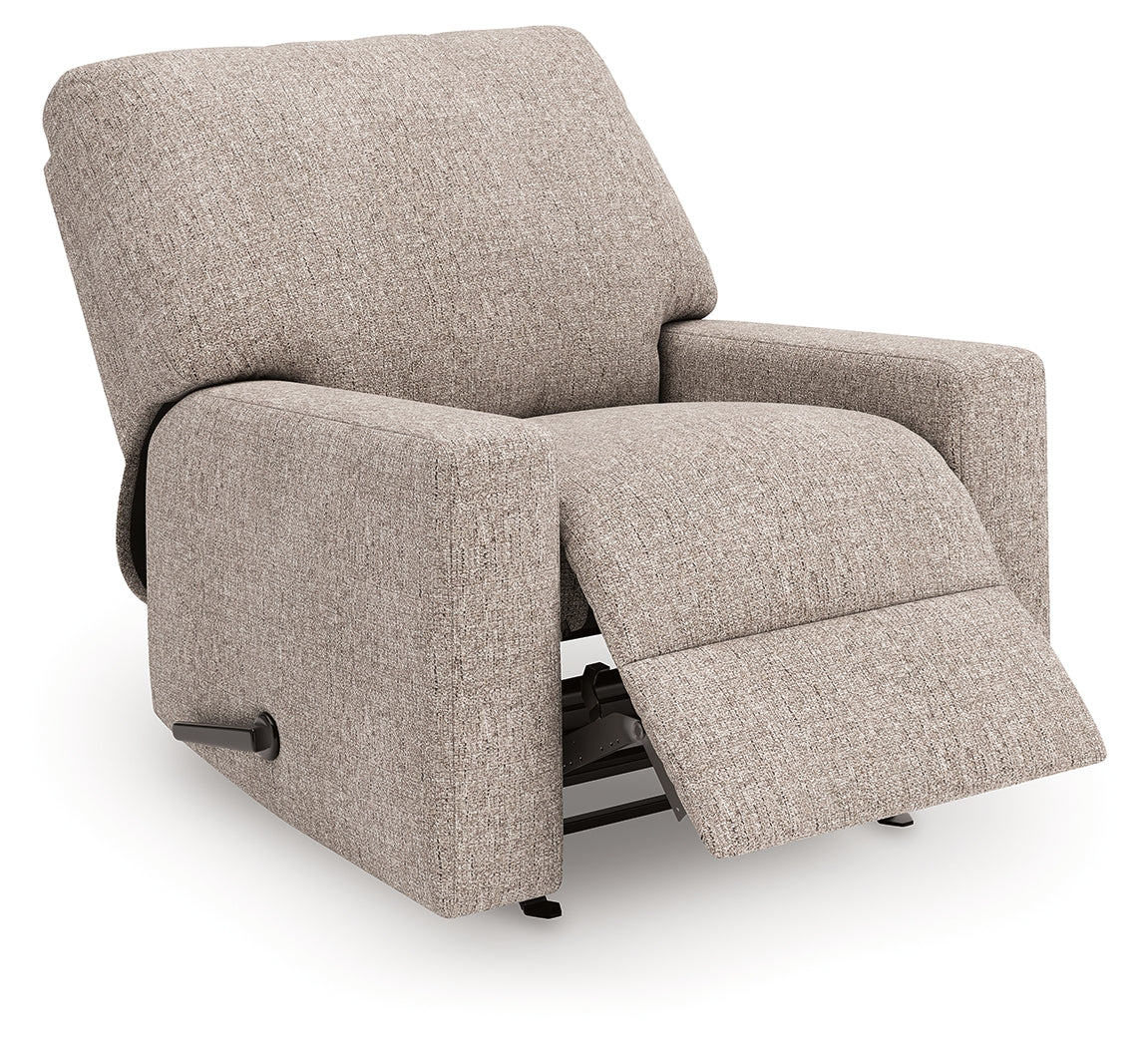 Auburndale Furniture Outlet - Ashley Furniture - Newellen Living Room - Rocker Recliner / Hemp - 4840425