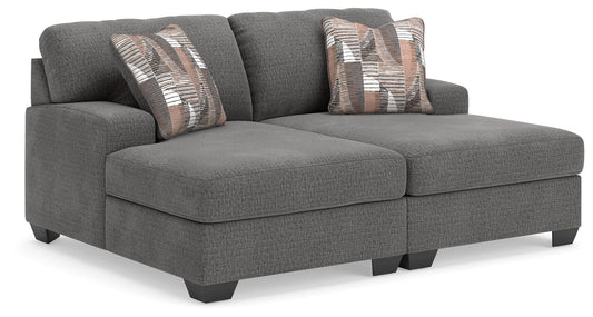Auburndale Furniture Outlet - Ashley Furniture - Clarington Sectional - RAF 2-Piece Super Chaise - PC48405S4