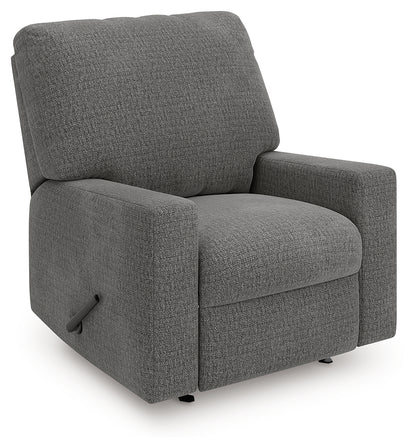 Auburndale Furniture Outlet - Ashley Furniture - Newellen Living Room - Rocker Recliner / Greystone - 4840525