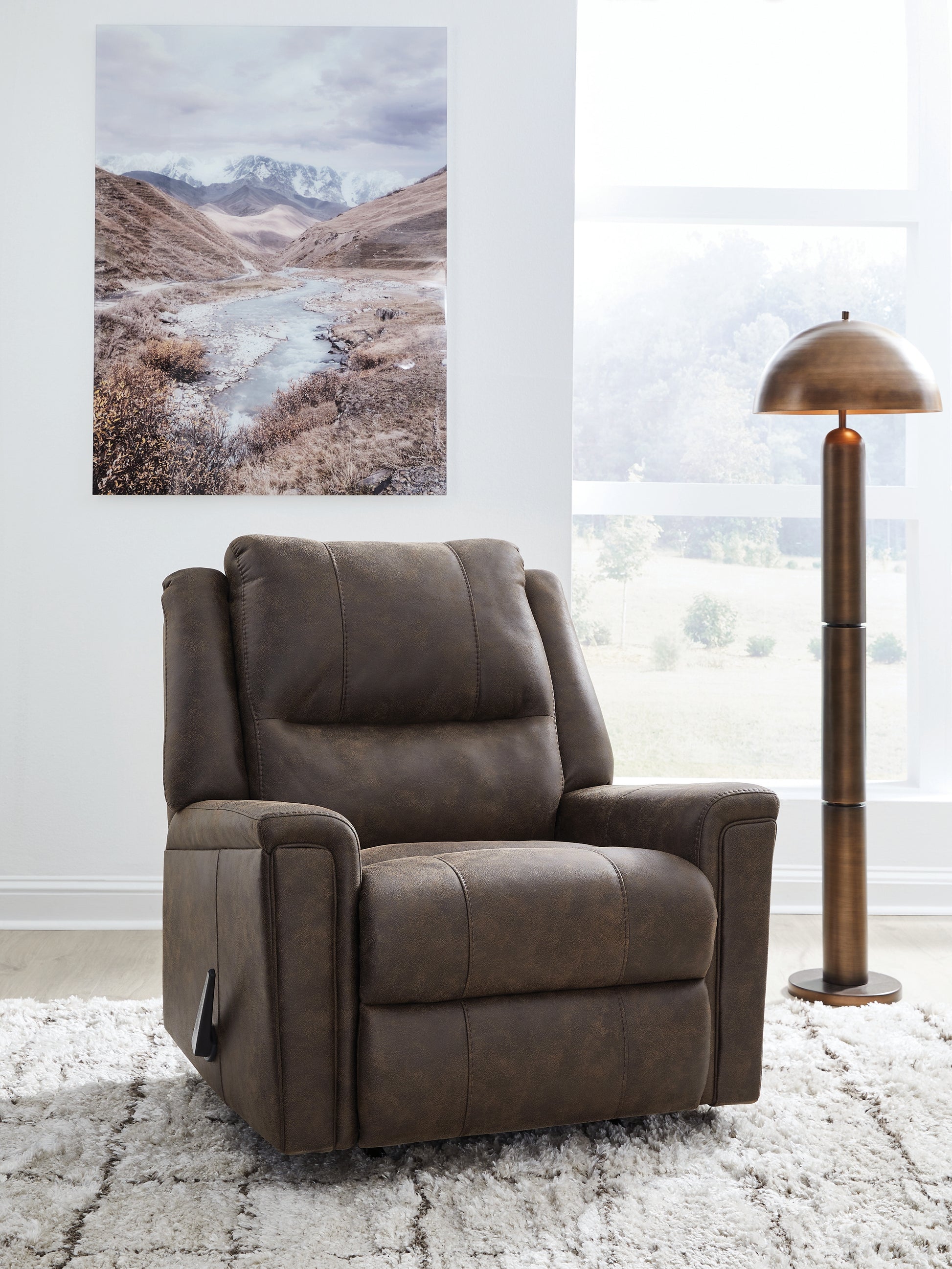 Auburndale Furniture Outlet - Ashley Furniture - Lixtowel Living Room - Rocker Recliner / Fog - PC5300525