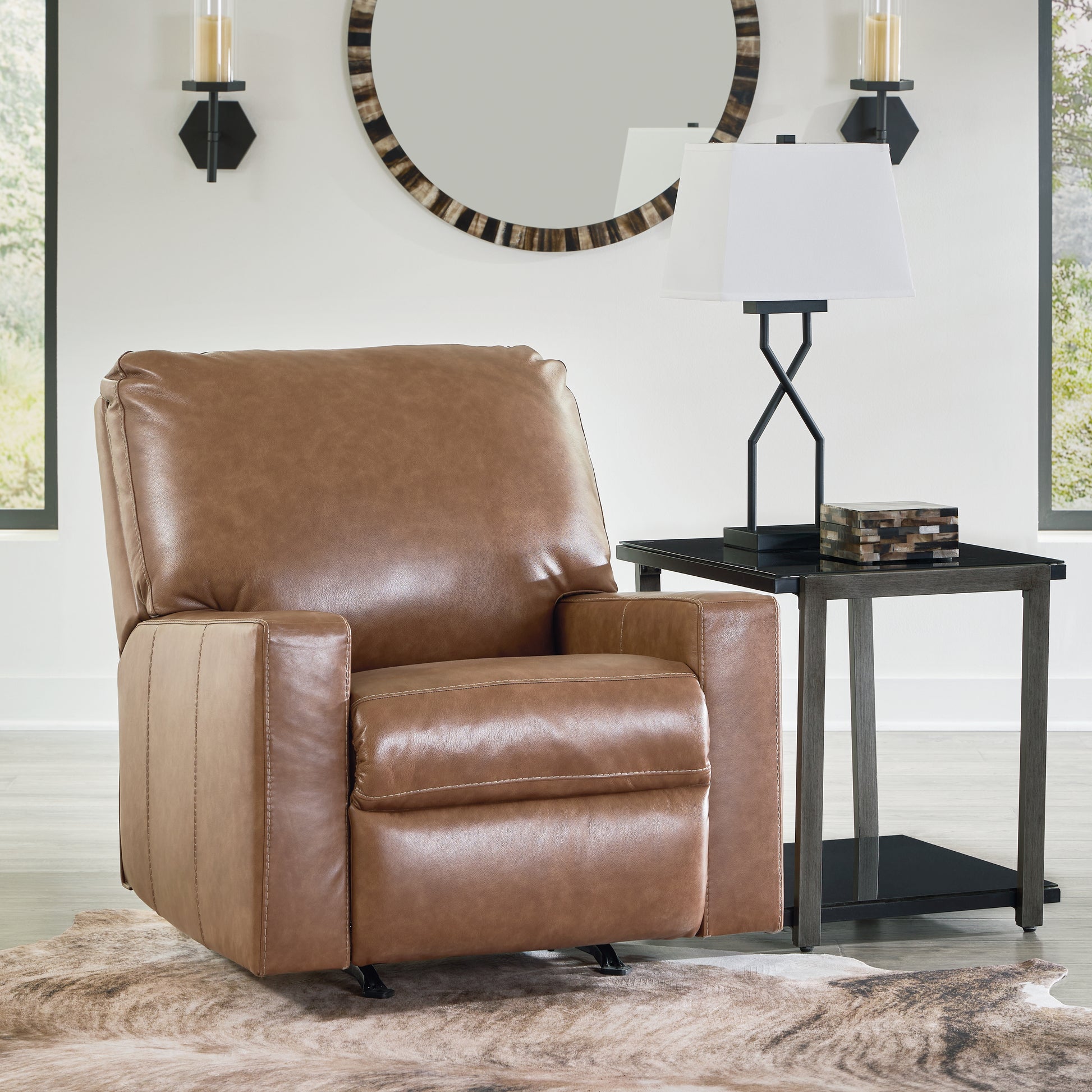 Auburndale Furniture Outlet - Ashley Furniture - Bolsena Living Room - Queen Sofa Sleeper / Caramel - 5560339