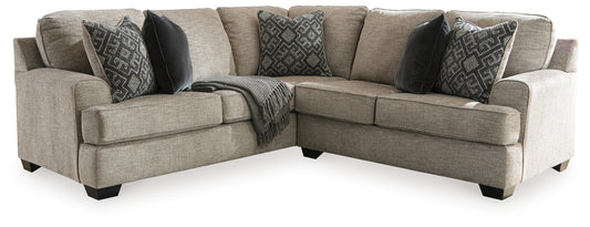 Auburndale Furniture Outlet - Ashley Furniture - Bovarian Sectional - RAF 4-Piece Sectional / Stone - 56103S5