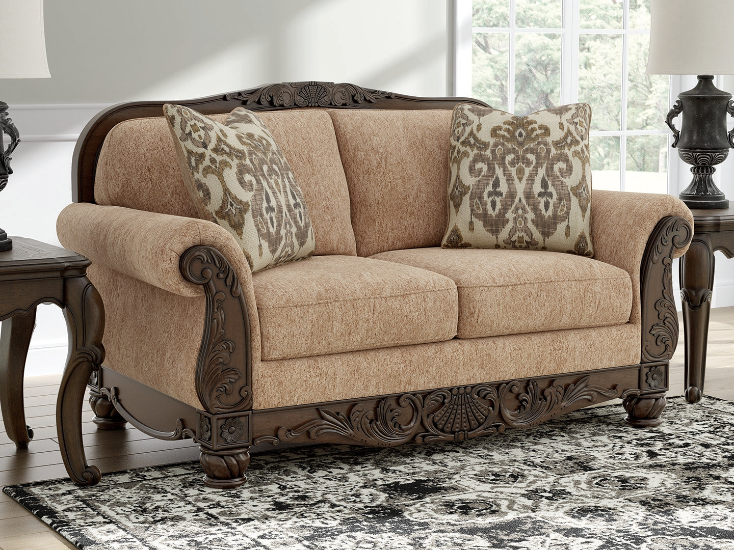 Auburndale Furniture Outlet - Ashley Furniture - Chelsworth Living Room - Loveseat / Golden - PC5790535
