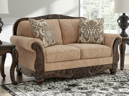 Auburndale Furniture Outlet - Ashley Furniture - Chelsworth Living Room - Loveseat / Golden - PC5790535