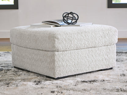 Auburndale Furniture Outlet - Ashley Furniture - Cuddle Plush Living Room - Oversized Accent Ottoman / Arctic - PC5910608