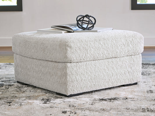 Auburndale Furniture Outlet - Ashley Furniture - Cuddle Plush Living Room - Oversized Accent Ottoman / Arctic - PC5910608