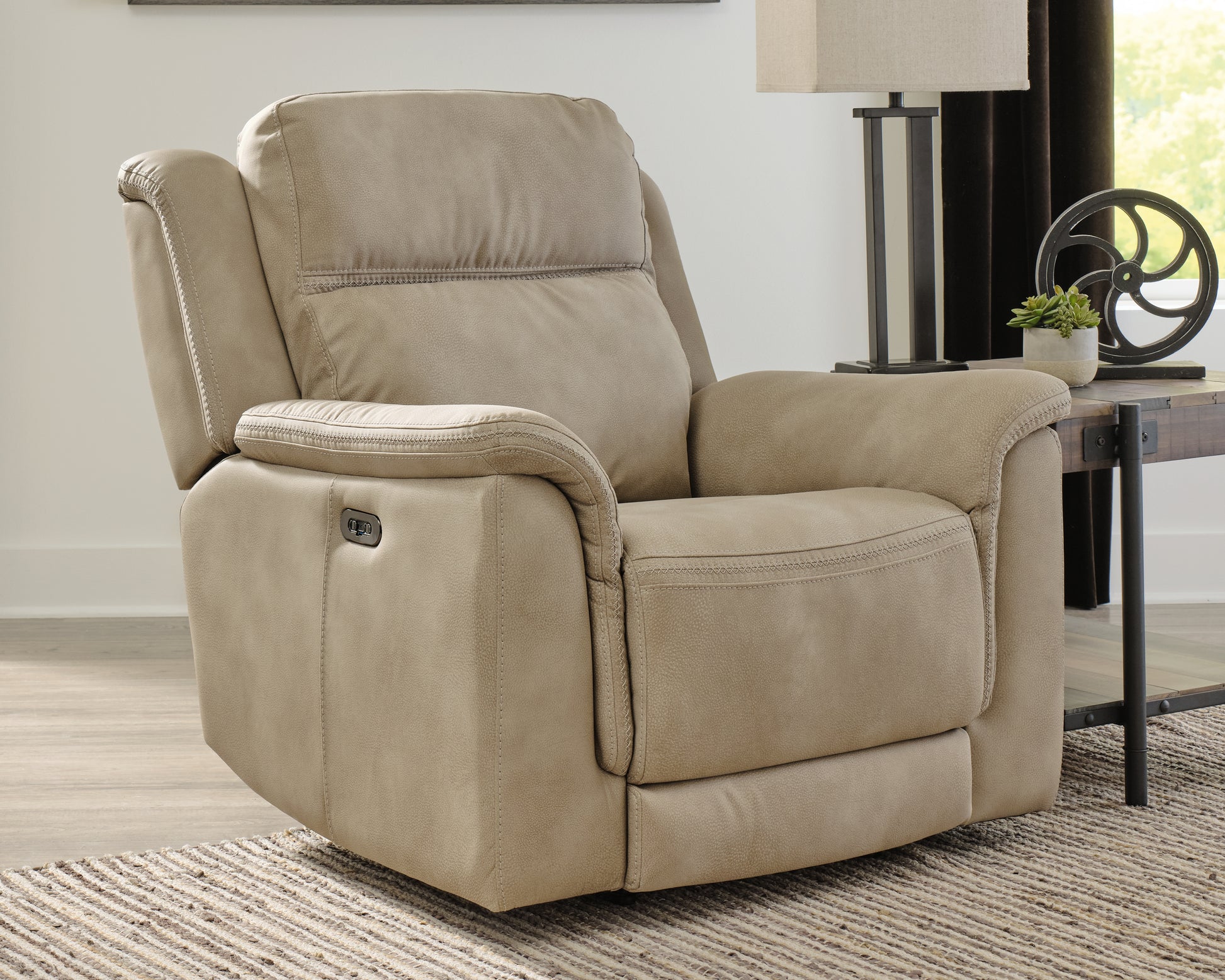 Auburndale Furniture Outlet - Ashley Furniture - Next-Gen Durapella Living Room - Power Lift Recliner / Sand - 4070912
