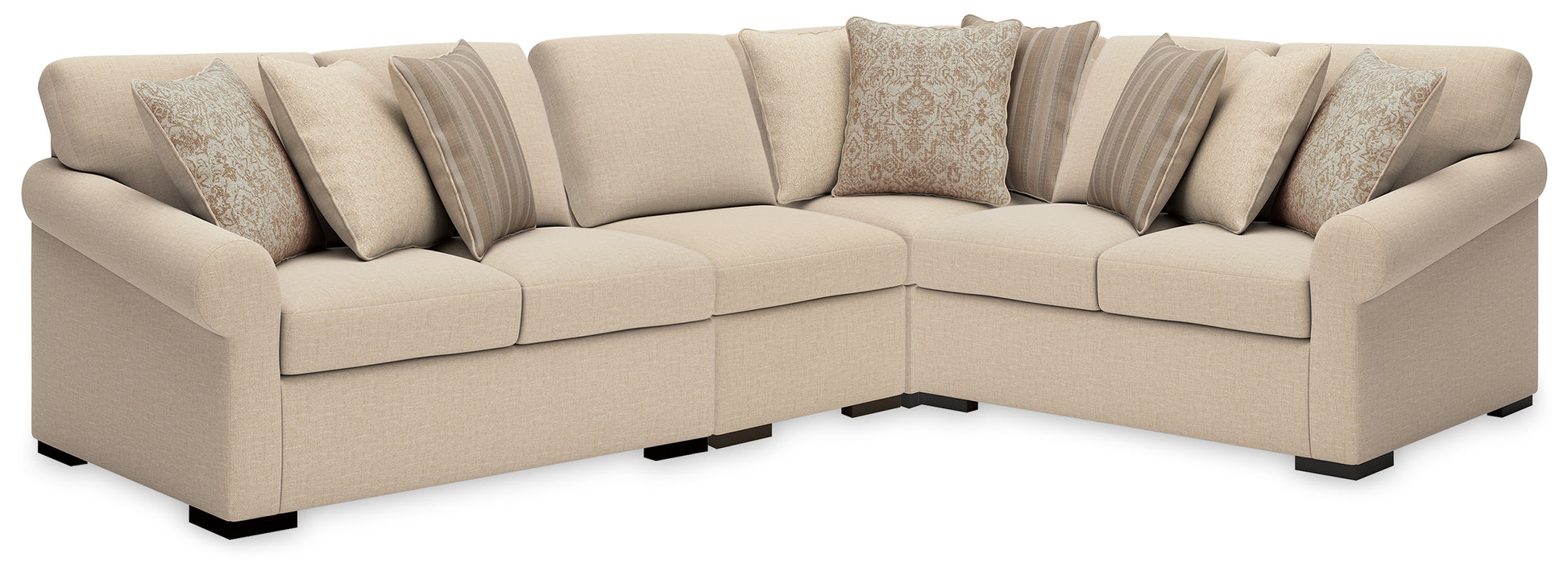 Auburndale Furniture Outlet - Ashley Furniture - LadyMae 4-Piece Sectional - 4-Piece Sectional - 59404S9