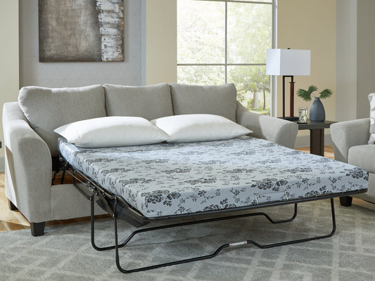 Auburndale Furniture Outlet - Ashley Furniture - Willarae Living Room - Queen Sofa Sleeper / Taupe - 5980339