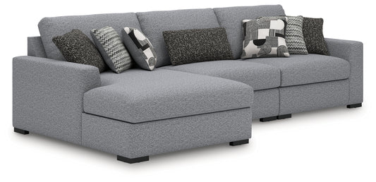 Auburndale Furniture Outlet - Ashley Furniture - Bealton Sectional - RAF 2-Piece Sectional with Chaise / Salt and Pepper - 61305S11