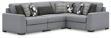 RAF 4-Piece Sectional with Double Chaise