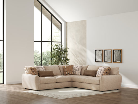 Auburndale Furniture Outlet - Ashley Furniture - Seyler Sectional - LAF 3-Piece Sectional / Sand - 61405S1