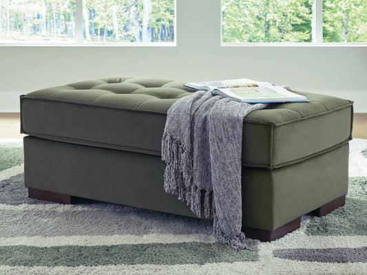 Auburndale Furniture Outlet - Ashley Furniture - Caspian-Town Living Room - Oversized Accent Ottoman / Olive - PC6170208