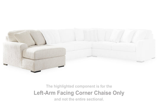 Auburndale Furniture Outlet - Ashley Furniture - Chessington Sectional - LAF 3-Piece Sectional / Ivory - 61904S5