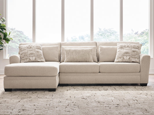 Auburndale Furniture Outlet - Ashley Furniture - Mandi Point Sectional - RAF 2-Piece Sectional Sofa Chaise - 62606S4