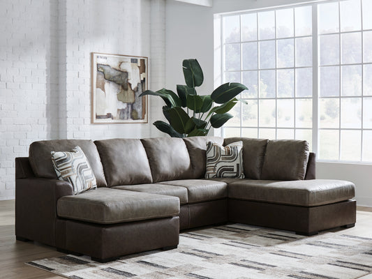 Auburndale Furniture Outlet - Ashley Furniture - Castille Way Sectional - LAF 2-Piece Sectional with Chaise - PC62703S2