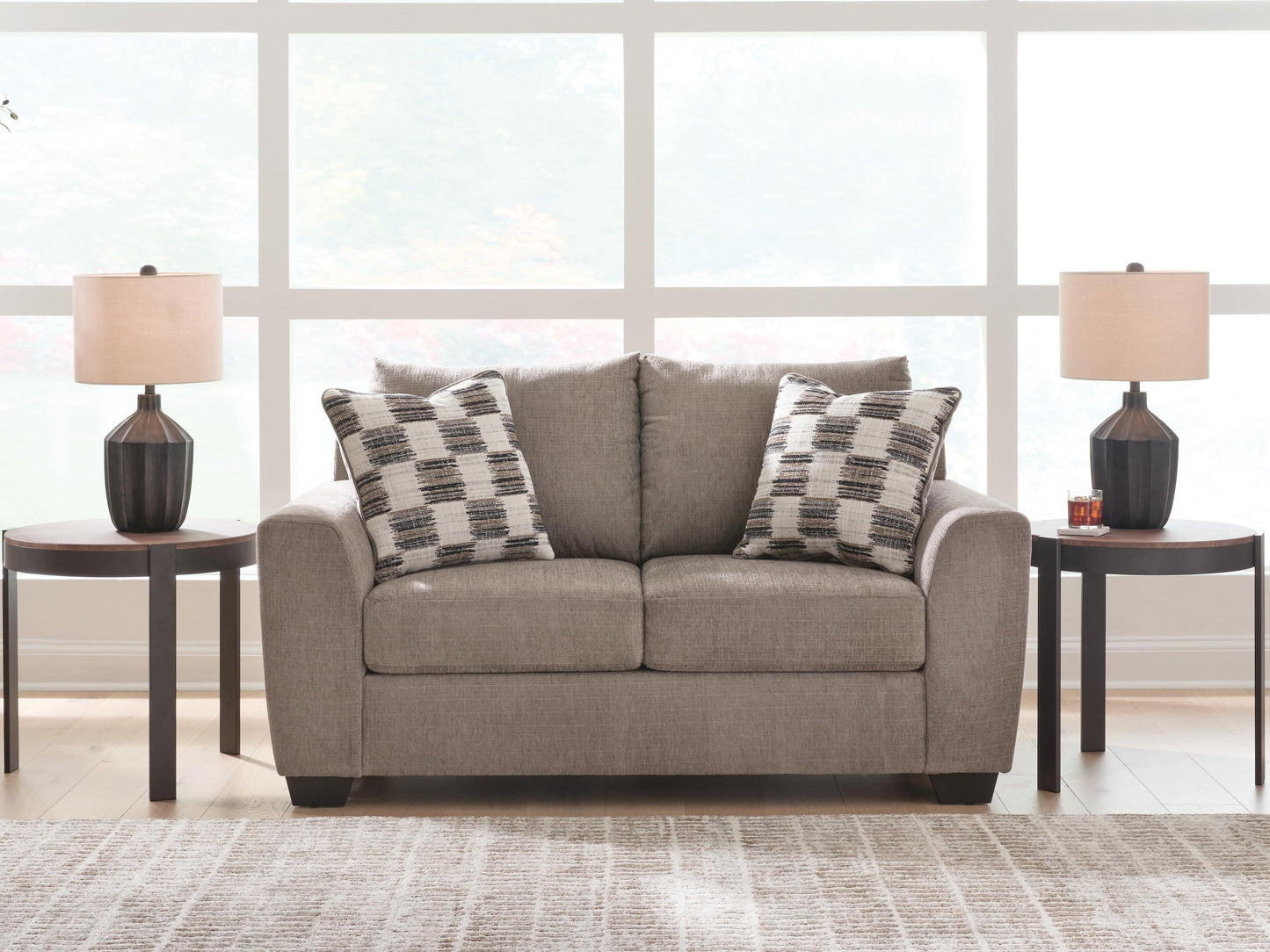 Auburndale Furniture Outlet - Ashley Furniture - Loreo Living Room - Loveseat / Truffle - 6310235