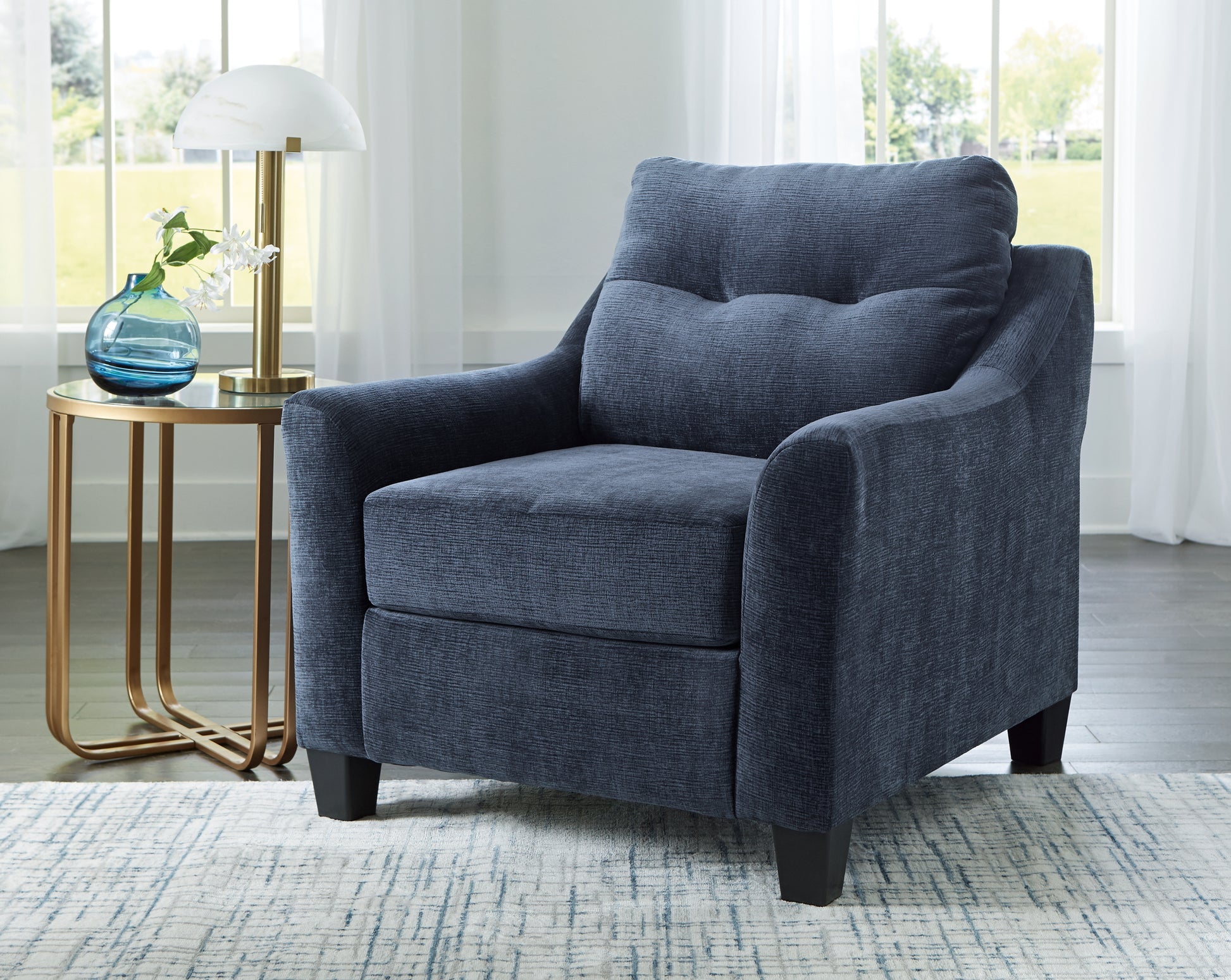 Auburndale Furniture Outlet - Ashley Furniture - Amity Bay Living Room - Chair / Ink - 6720620