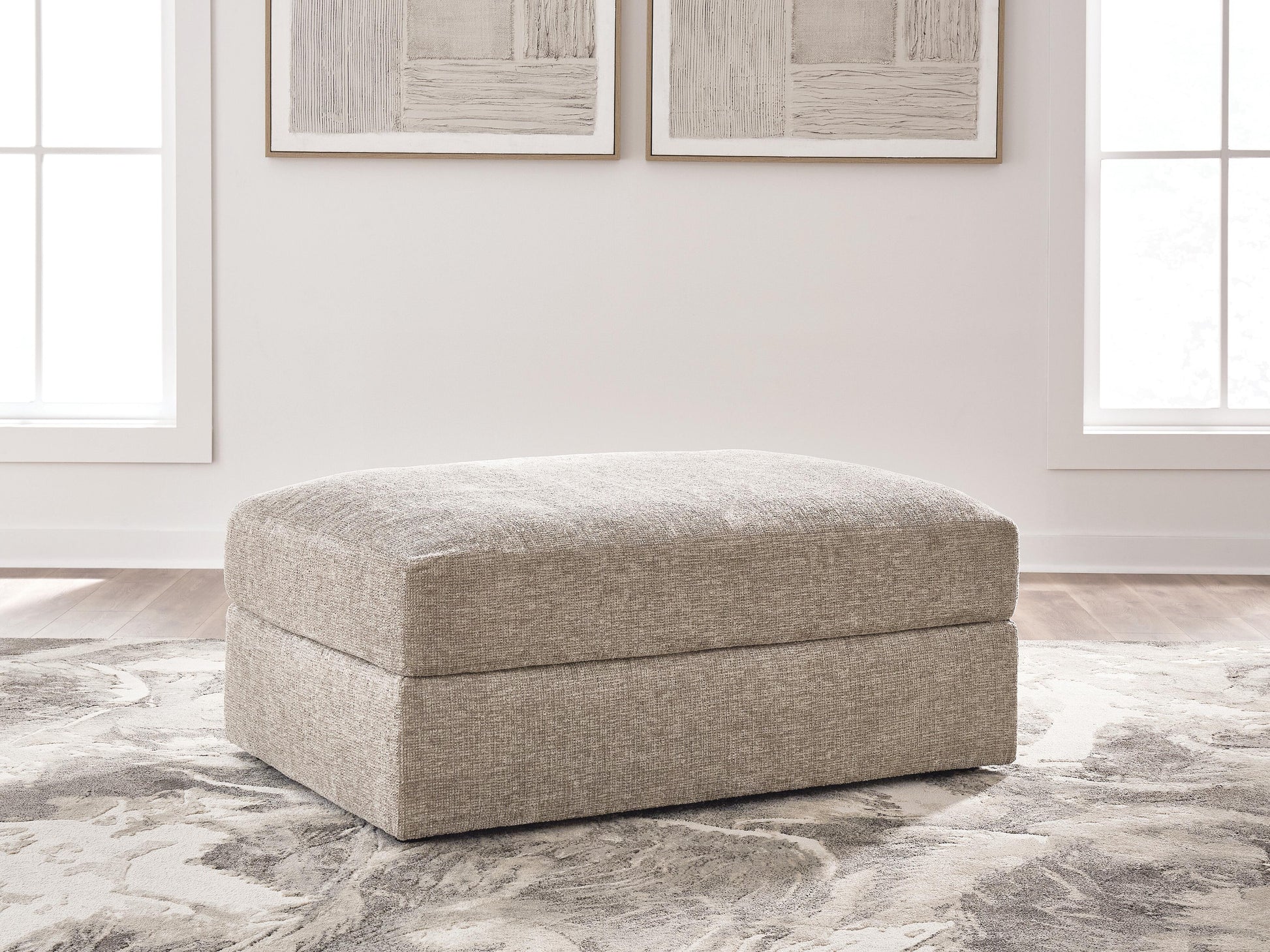 Auburndale Furniture Outlet - Ashley Furniture - Nexora-Court Sectional - Oversized Accent Ottoman - PC6800808