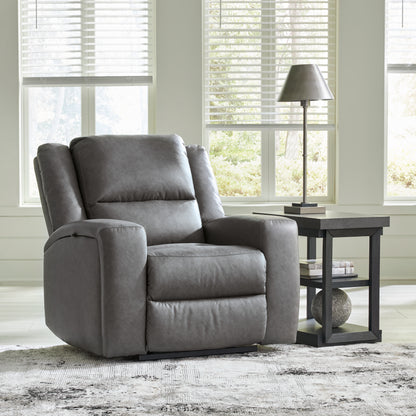 Auburndale Furniture Outlet - Ashley Furniture - Brixworth Living Room - Zero Wall Recliner / Slate - 6910629