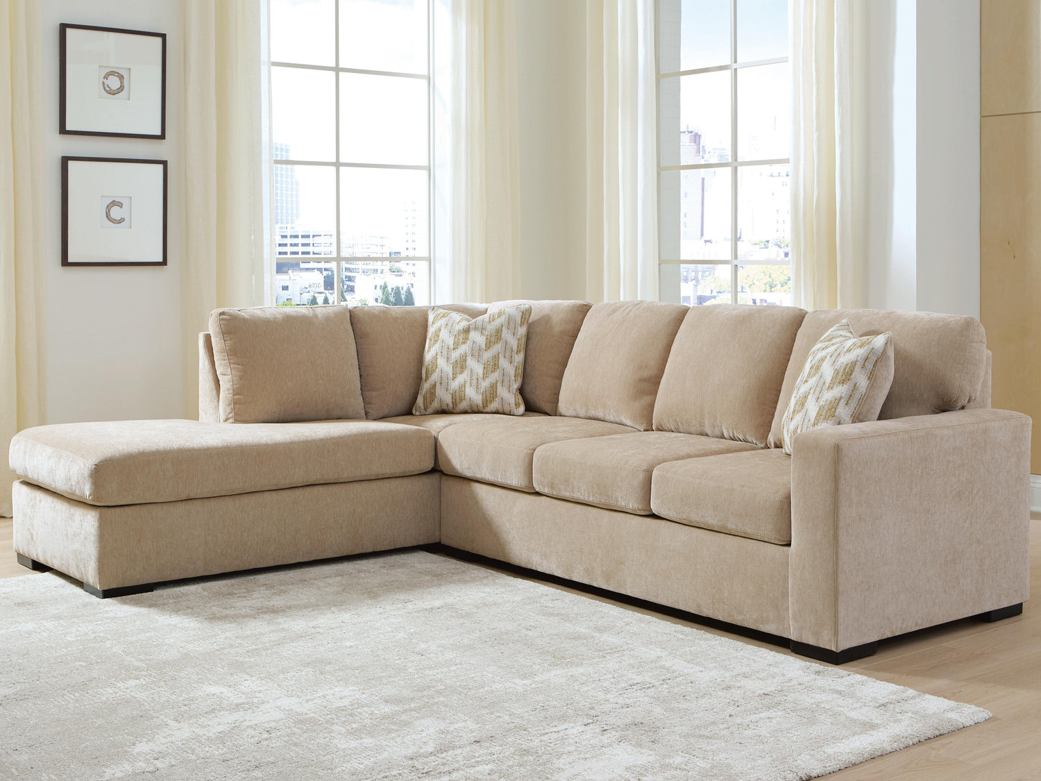 Auburndale Furniture Outlet - Ashley Furniture - Bridgepoint Sectional - RAF 2-Piece Sectional with Chaise - PC69507S2