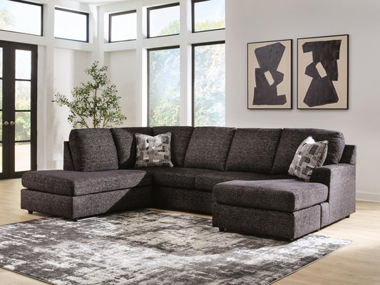 Auburndale Furniture Outlet - Ashley Furniture - Lentiz Sectional - RAF 2-Piece Sectional with Chaise - PC73404S1