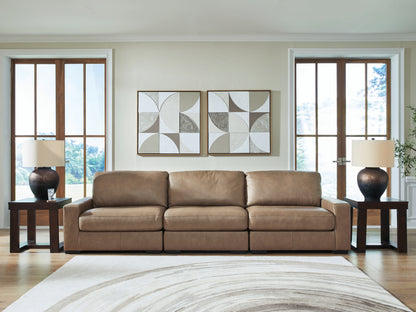 Auburndale Furniture Outlet - Ashley Furniture - Veronella Sectional - RAF 3-Piece Sectional Sofa / Sahara - 76106S2