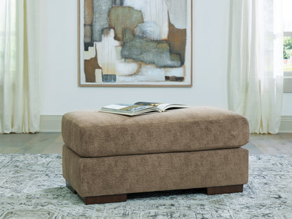 Auburndale Furniture Outlet - Ashley Furniture - Jayne Park Living Room - Ottoman / Pecan - PC8150514