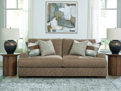 Auburndale Furniture Outlet - Ashley Furniture - Jayne Park Living Room - Sofa / Pecan - PC8150538