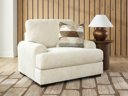 Auburndale Furniture Outlet - Ashley Furniture - Jayne Park Living Room - Chair and a Half / Sand - PC8150623