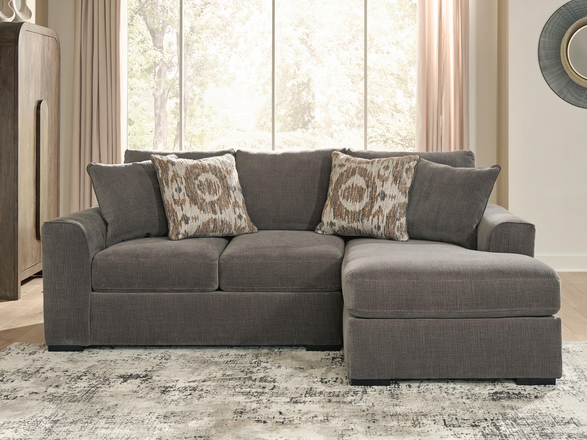 Auburndale Furniture Outlet - Ashley Furniture - Larson Levee Sectional - RAF 2-Piece Sectional Sofa Chaise - PC86205S3