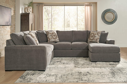 Auburndale Furniture Outlet - Ashley Furniture - Larson Levee Sectional - RAF 3-Piece Sectional / Espresso - PC86205S1