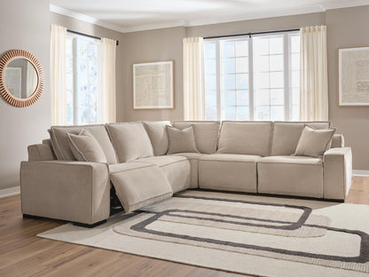Auburndale Furniture Outlet - Ashley Furniture - Carceri Sectional - 5-Piece Power Sectional Reclining Sofa - 87003S4