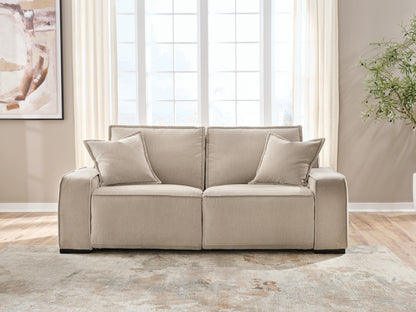 Auburndale Furniture Outlet - Ashley Furniture - Carceri Sectional - 2-Piece Power Reclining Sectional Loveseat / Cashmere - 87003S1