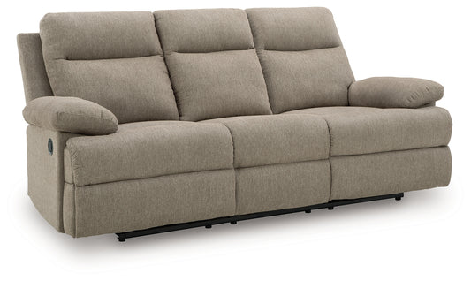 Auburndale Furniture Outlet - Ashley Furniture - Side-Swipe Living Room - Reclining Loveseat / Mocha - PC9140586