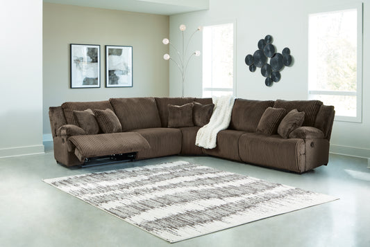Auburndale Furniture Outlet - Ashley Furniture - Top Tier Sectional - 3-Piece Sectional Chofa / Alloy - 92706S10