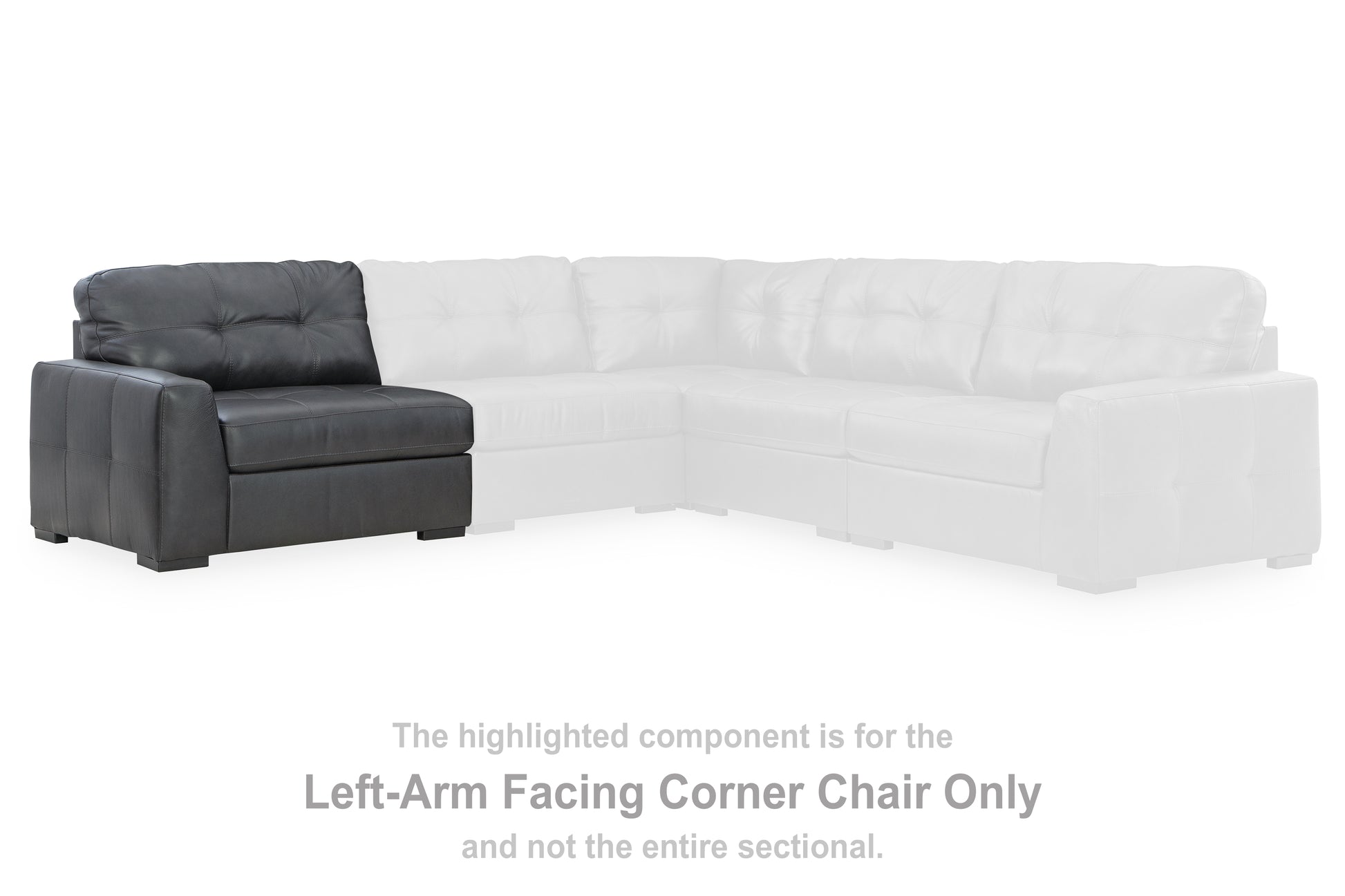 Auburndale Furniture Outlet - Ashley Furniture - Brindley Pier Sectional - LAF Corner Chair / Fog - 9950364