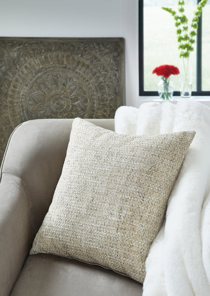Auburndale Furniture Outlet - Ashley Furniture - Erline Pillows - Pillow (4/CS) / Cement - A1000895