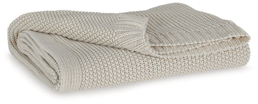 Auburndale Furniture Outlet - Ashley Furniture - Gayelery Throw (Set of 3) - Throw (3/CS) / Sand - A1001084