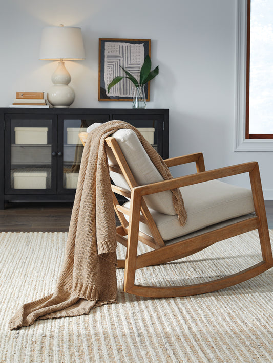Auburndale Furniture Outlet - Ashley Furniture - Anawood Throw (Set of 3) - Throw (3/CS) / Gold - A1001099