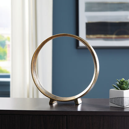 Auburndale Furniture Outlet - Ashley Furniture - Ryandale Sculpture - Sculpture / Antique Brass Finish - A2000499S