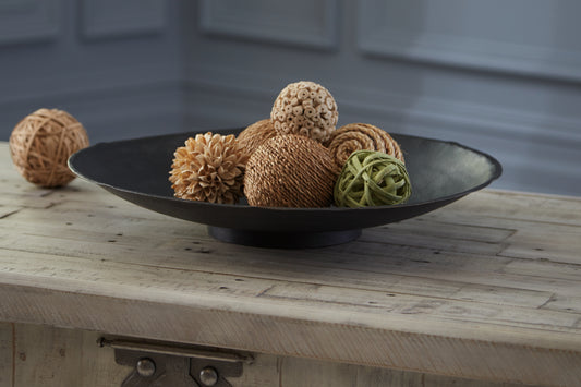 Auburndale Furniture Outlet - Ashley Furniture - Moises Bowl - Bowl / Antique Brown - A2000518