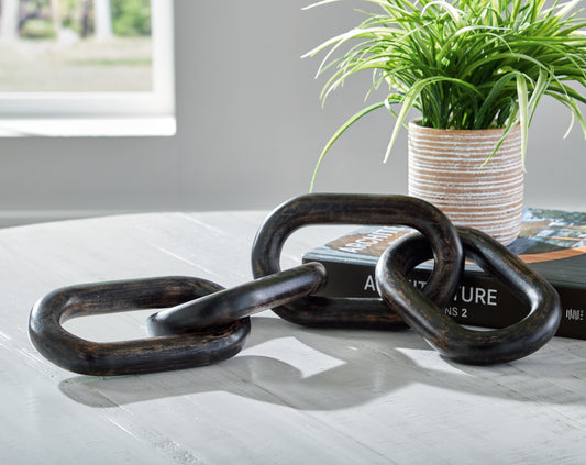 Auburndale Furniture Outlet - Ashley Furniture - Mardelby Sculpture - Sculpture / Distressed Black - A2000632