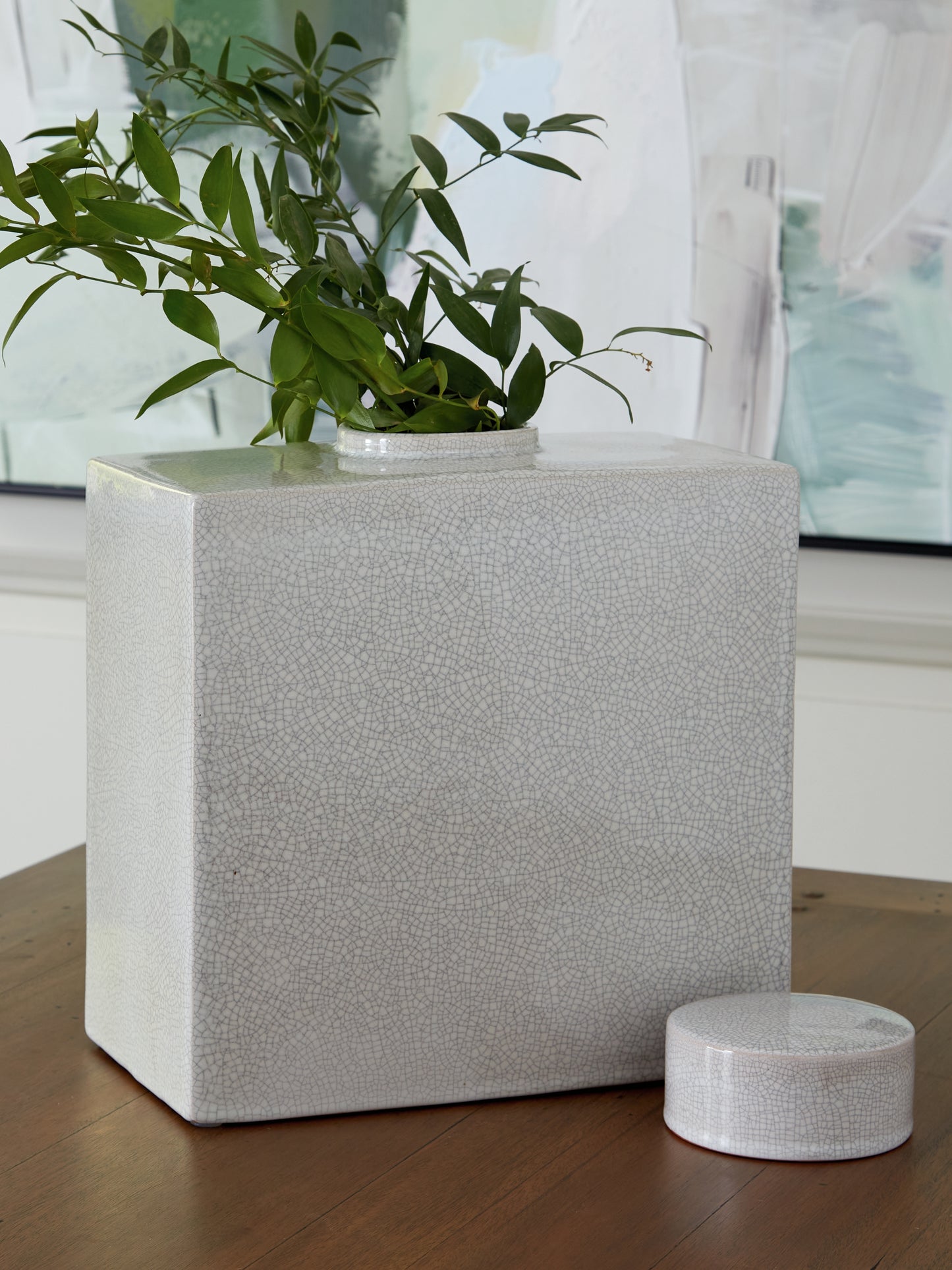 Auburndale Furniture Outlet - Ashley Furniture - Haddworth Jar - Jar / Antique White - A2000780