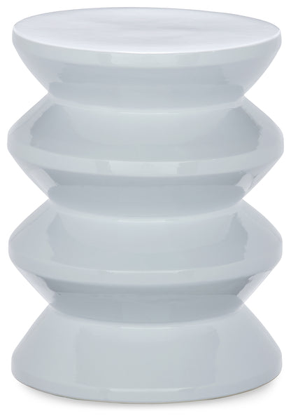 Auburndale Furniture Outlet - Ashley Furniture - Lakiness Stool - Stool / White - A3000617