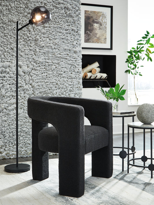 Auburndale Furniture Outlet - Ashley Furniture - Landick Accent Chair - Accent Chair / Ebony - A3000698