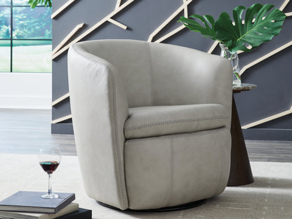 Auburndale Furniture Outlet - Ashley Furniture - Kierreys Swivel Accent Chair - Swivel Accent Chair / Bone - A3000703